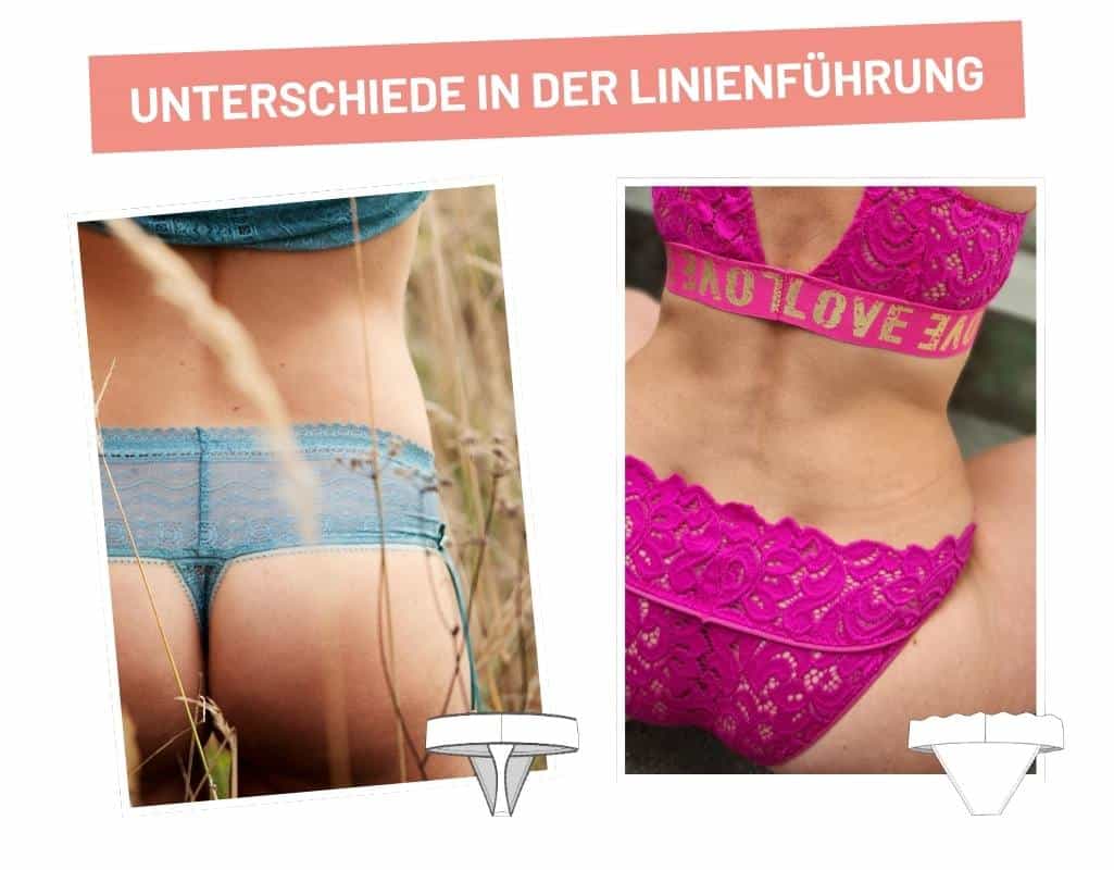 Was ist ein Tanga: Stringtanga und Tangaslip im Vergleich mit unterschiedlicher Pobeerdeckung